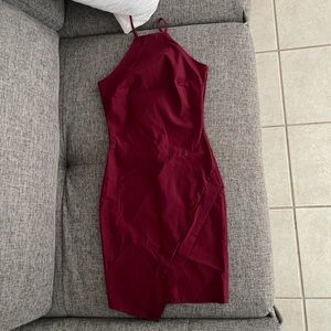 A’gaci Burgundy Dress